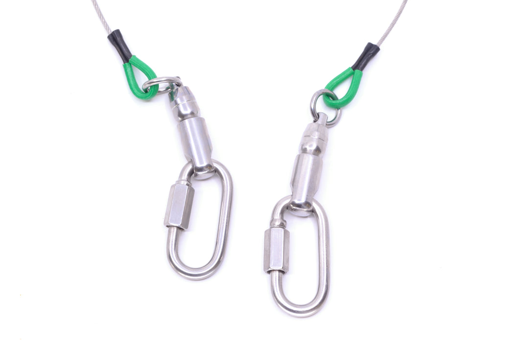 Fish Razr Tournament Grade Dredge Connector Cable w/ Shackle Swivel