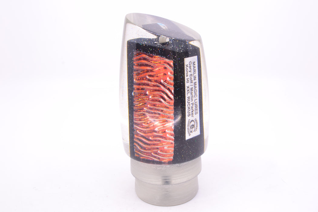 Marlin Magic Red-Orange Lava Black Magic XXL Ruckus Teaser 18" 17oz