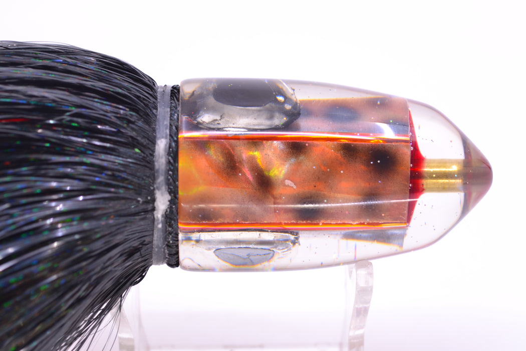 Ganku Lures "Tiger Cowrie" Bumbucha Bullet 9"+ 7oz Strobez Black-White/Orange-Pink GZE