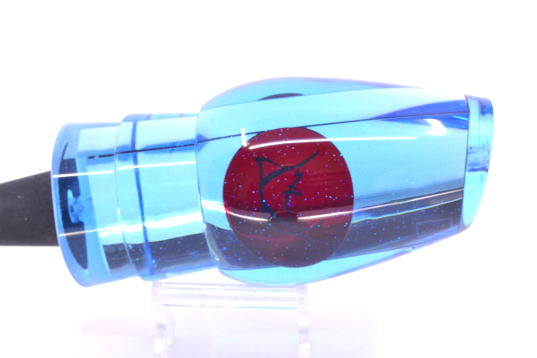 Bonze Lures Ice Blue Mirrored Red Eyes Sugar Daddy 14" 12.5oz