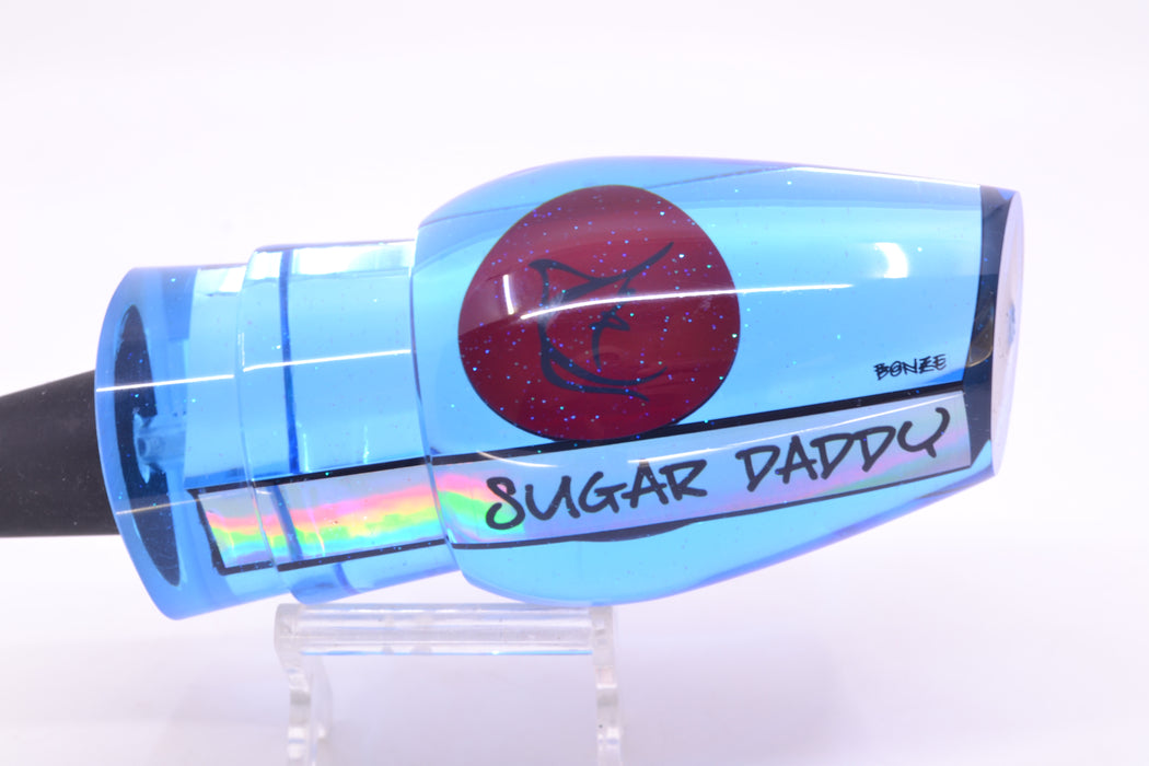 Bonze Lures Ice Blue Mirrored Red Eyes Sugar Daddy 14" 12.5oz