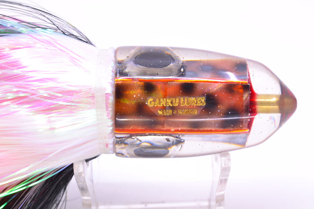 Ganku Lures "Tiger Cowrie" Bumbucha Bullet 9"+ 7oz Strobez Black-White/Orange-Pink GZE