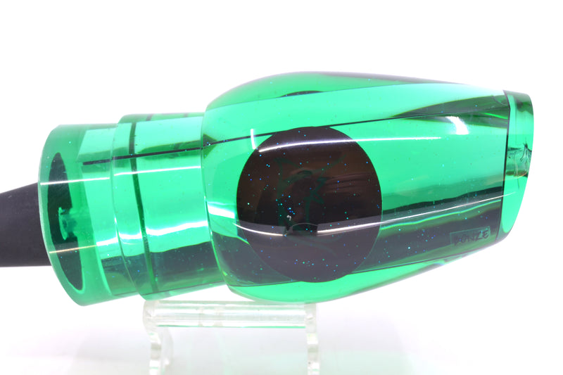 Bonze Lures Green Mirrored Red Eyes Sugar Daddy 14" 12.5oz