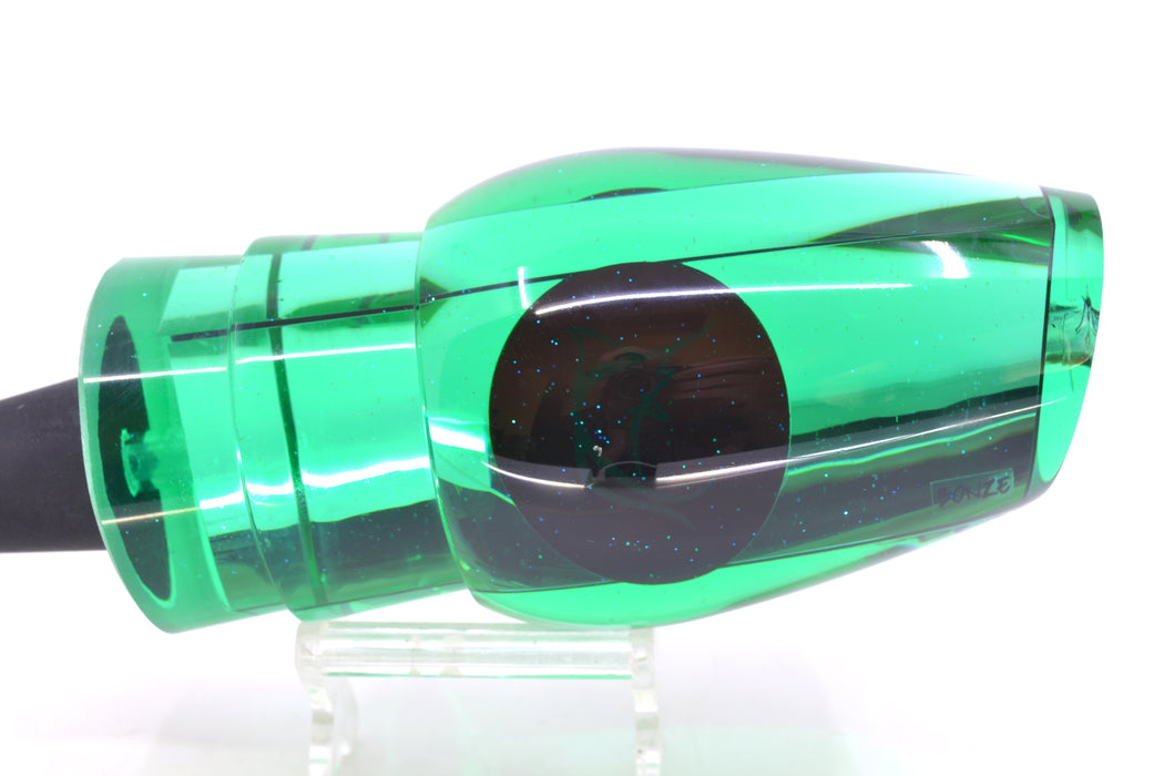 Bonze Lures Green Mirrored Red Eyes Sugar Daddy 14" 12.5oz