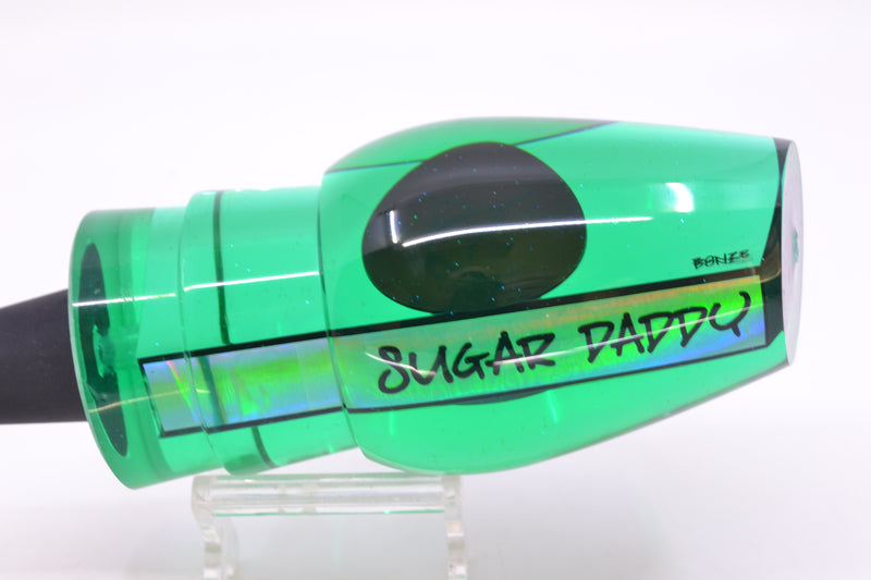 Bonze Lures Green Mirrored Red Eyes Sugar Daddy 14" 12.5oz