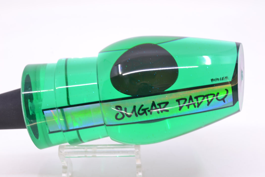 Bonze Lures Green Mirrored Red Eyes Sugar Daddy 14" 12.5oz