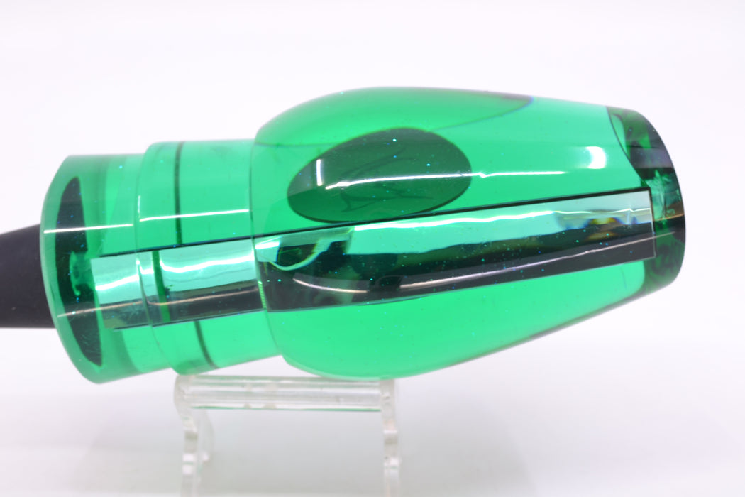 Bonze Lures Green Mirrored Red Eyes Sugar Daddy 14" 12.5oz