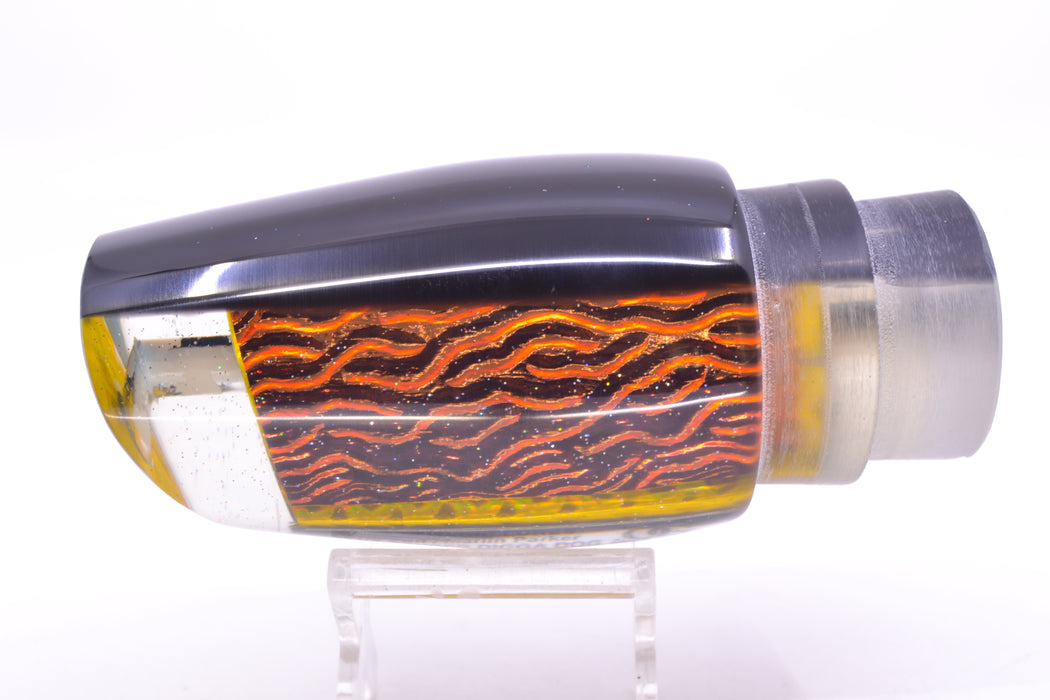 Marlin Magic Red-Orange Lava Black Back Super Digga Dog 16" 10oz