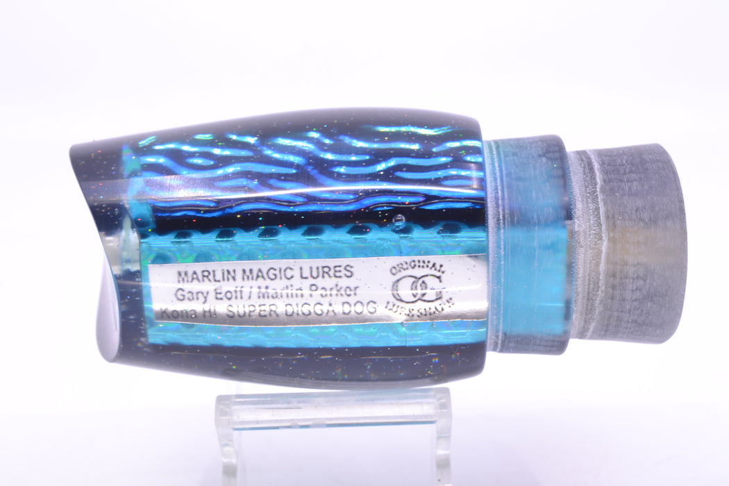 Marlin Magic Ice Blue-Akule Lava Black Back Super Digga Dog 16" 10oz