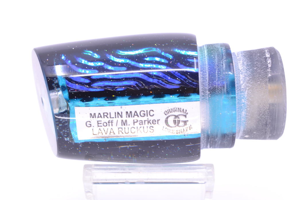 Marlin Magic Ice Blue-Akule Lava Ice Blue Scale Wrap Black Back Ruckus 12" 7.2oz