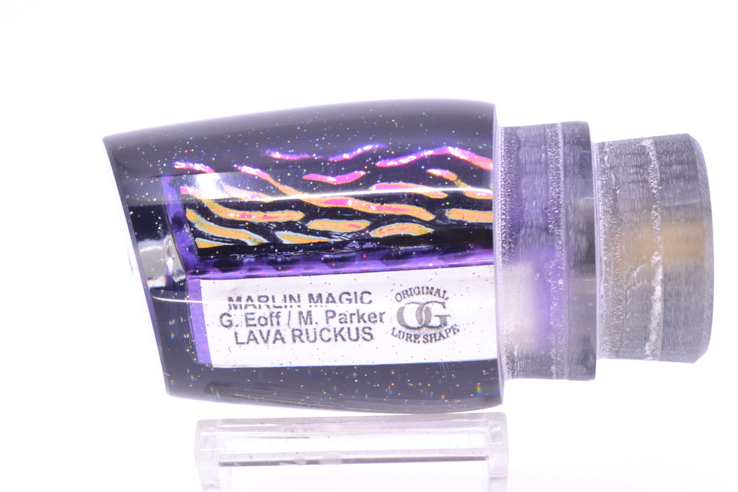 Marlin Magic Purple-Pink Lava Purple Scale Wrap Black Back Ruckus 12" 7.2oz