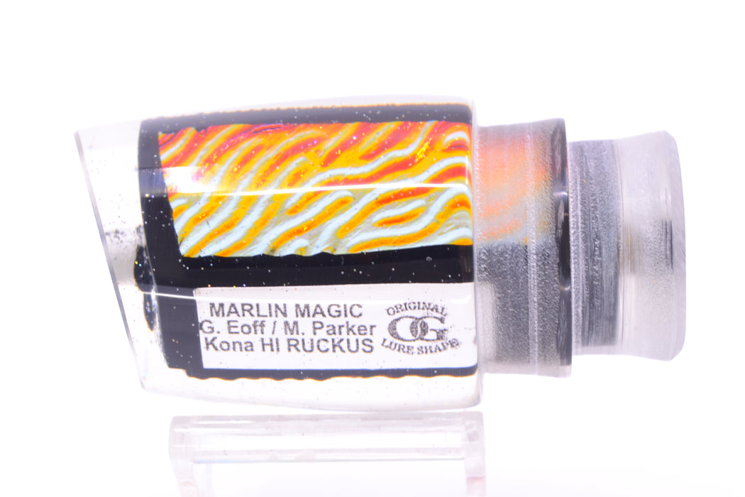 Marlin Magic Orange-Red Lava Black Magic Ruckus 12" 7.2oz