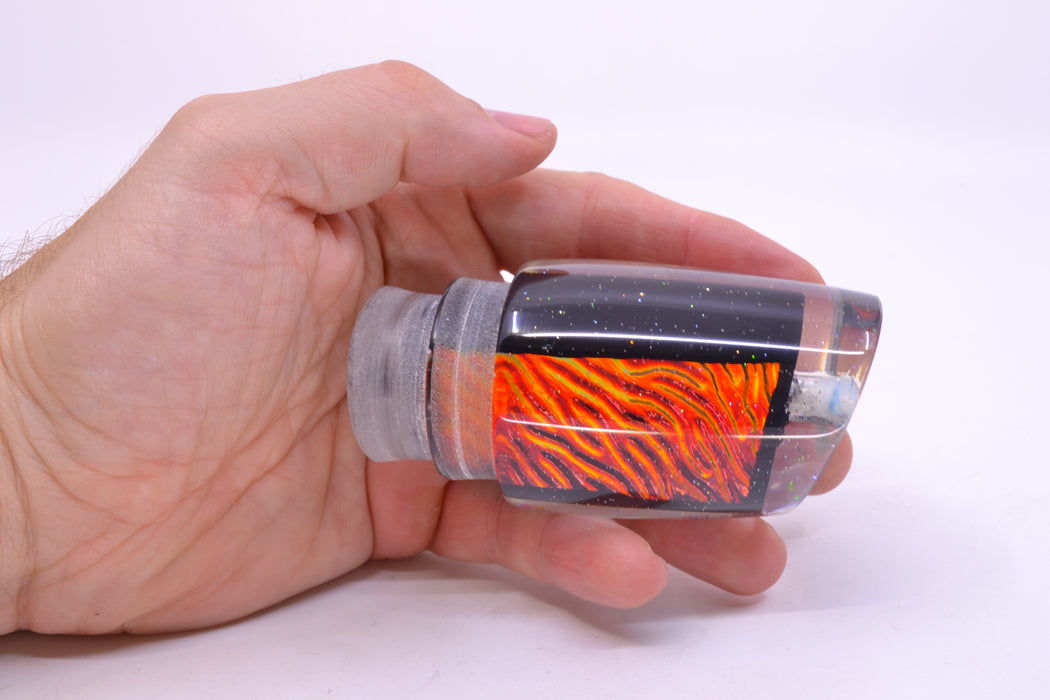Marlin Magic Orange-Red Lava Black Magic Ruckus 12" 7.2oz