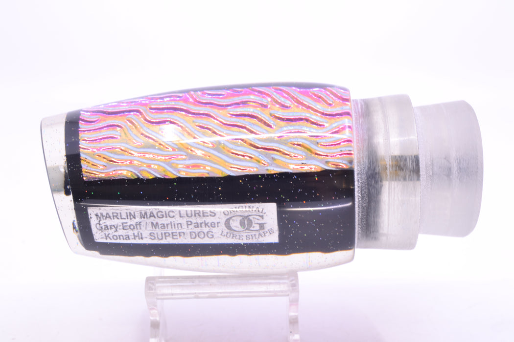 Marlin Magic Lures Pink-Purple Lava Black Magic Super Dog 16" 12oz