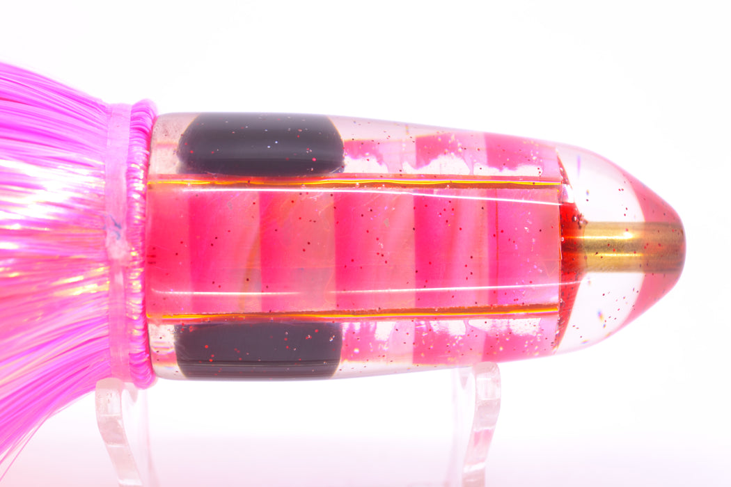 Ganku Lures "Tuna Crab/Red Shrimp" Long Bullet 9" 7oz Strobez Pink-White GZE