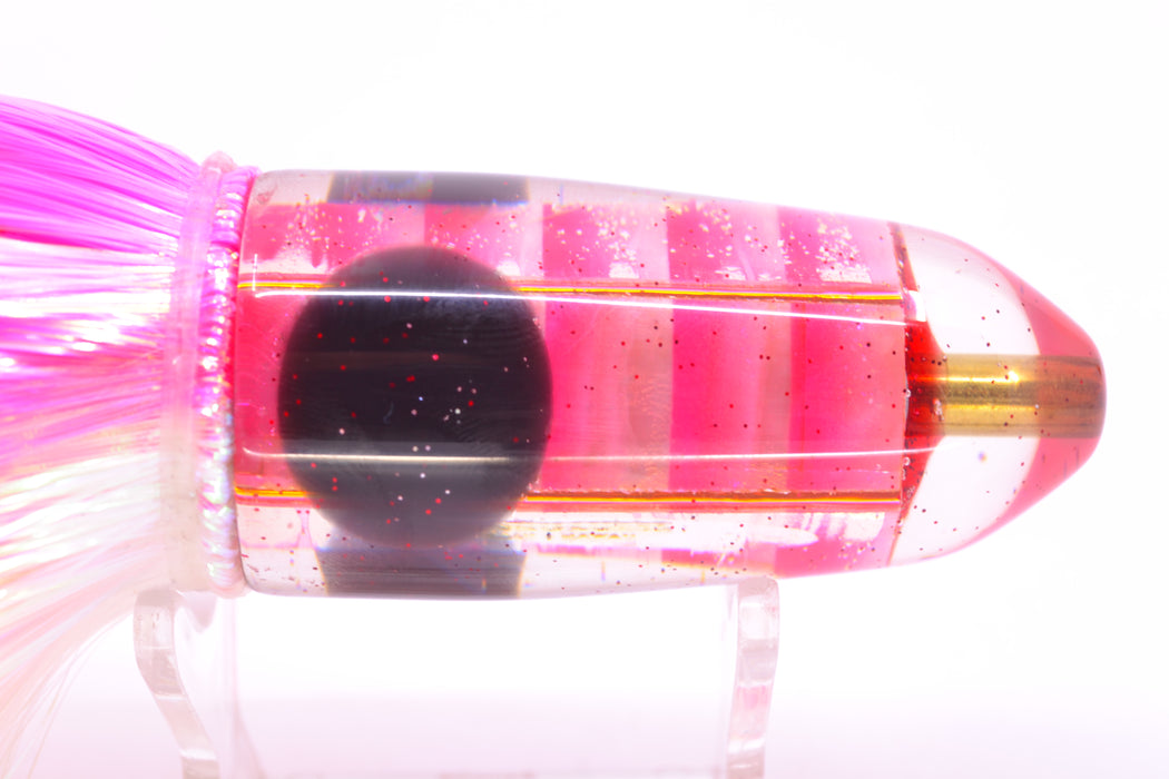 Ganku Lures "Tuna Crab/Red Shrimp" Long Bullet 9" 7oz Strobez Pink-White GZE