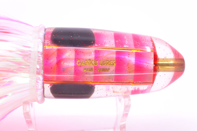Ganku Lures "Tuna Crab/Red Shrimp" Long Bullet 9" 7oz Strobez Pink-White