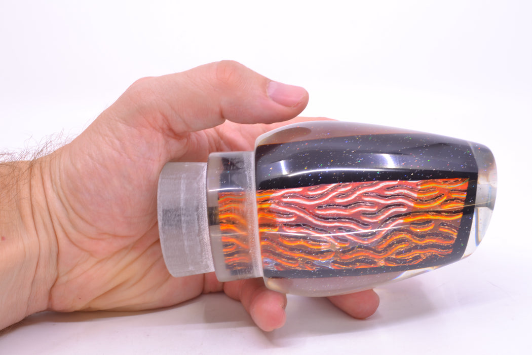 Marlin Magic Red-Orange Lava Black Magic Papa Joe 16" 14.2oz