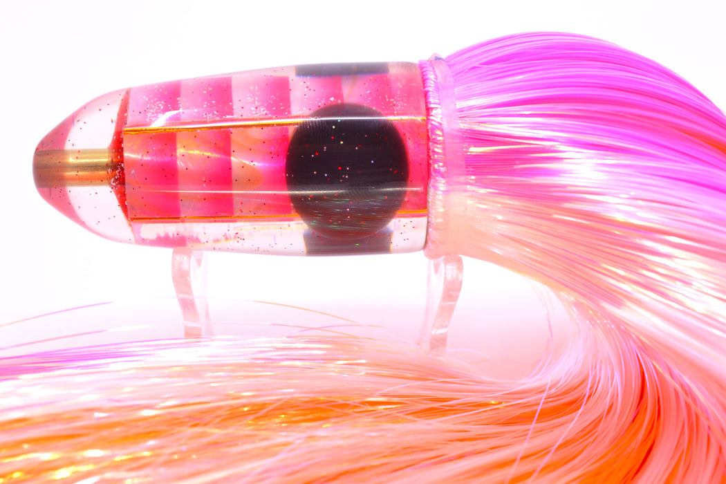 Ganku Lures "Tuna Crab/Red Shrimp" Long Bullet 9" 7oz Strobez Pink-White GZE