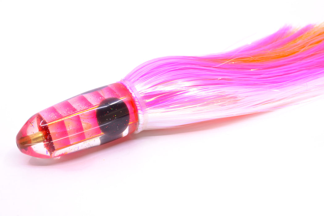 Ganku Lures "Tuna Crab/Red Shrimp" Long Bullet 9" 7oz Strobez Pink-White GZE