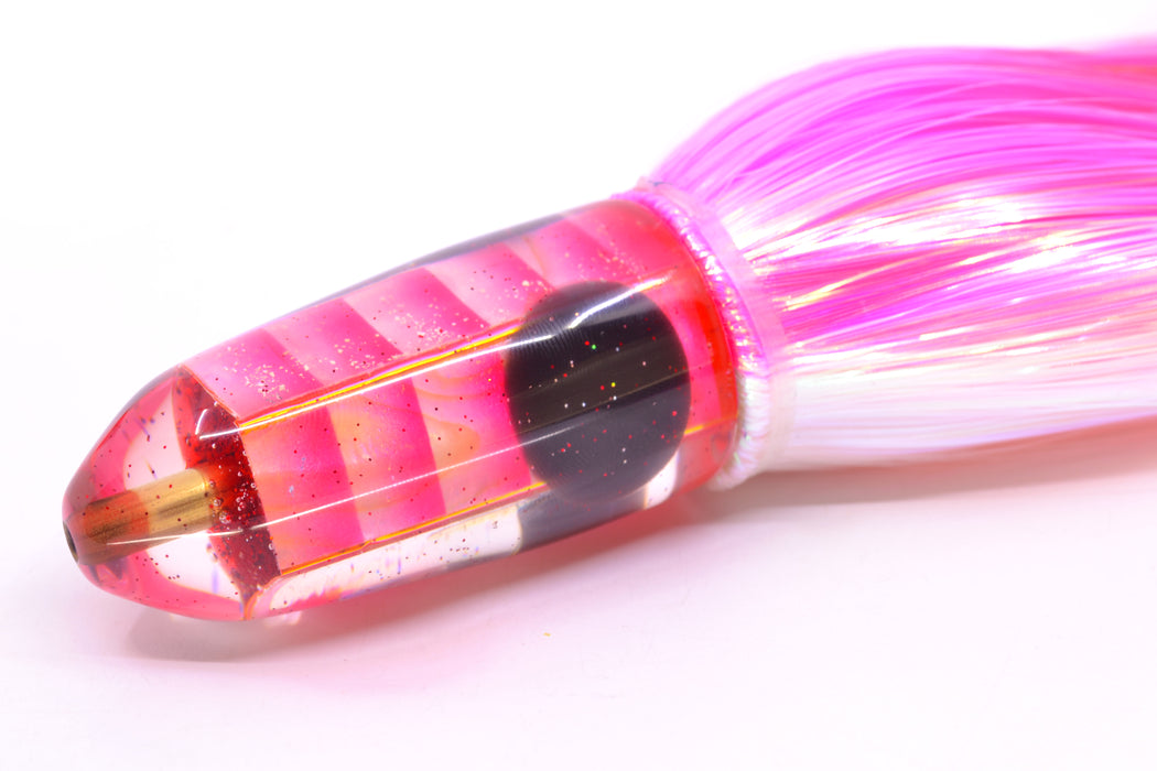 Ganku Lures "Tuna Crab/Red Shrimp" Long Bullet 9" 7oz Strobez Pink-White GZE