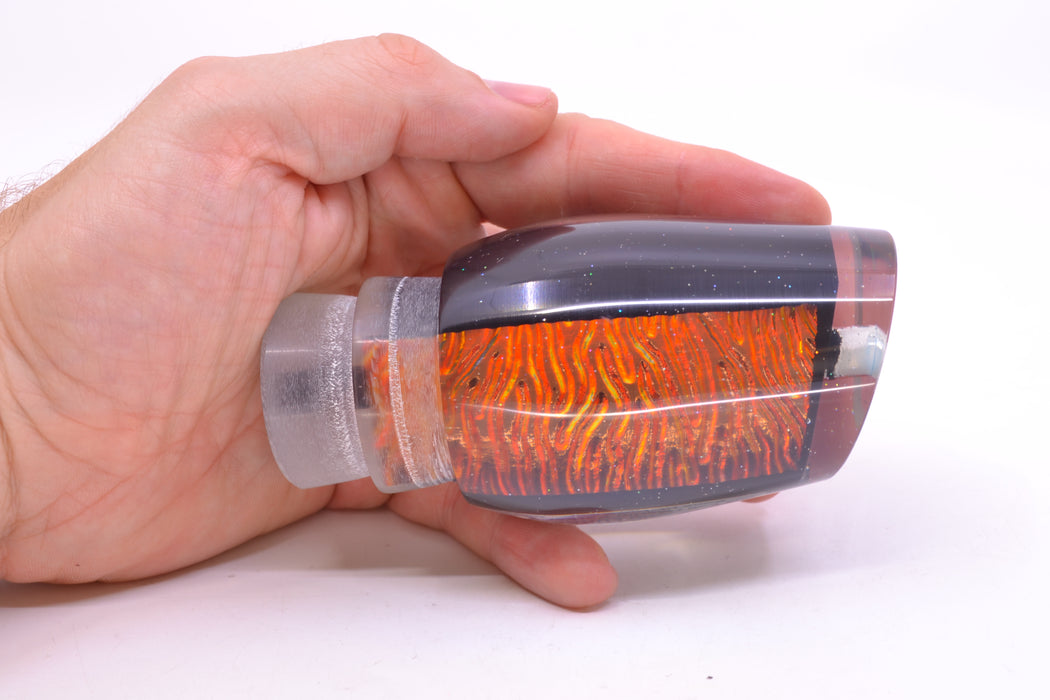 Marlin Magic Red-Orange Lava Black Magic Hibby 14" 8oz