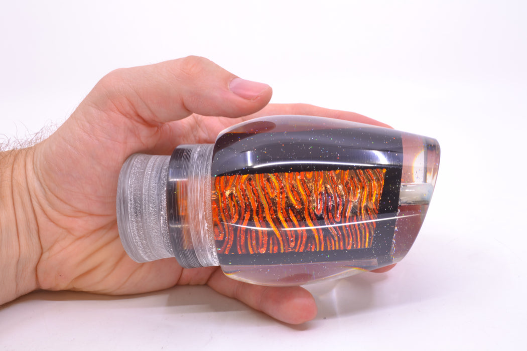 Marlin Magic Red-Orange Lava Black Magic XL Hibby 16" 14oz