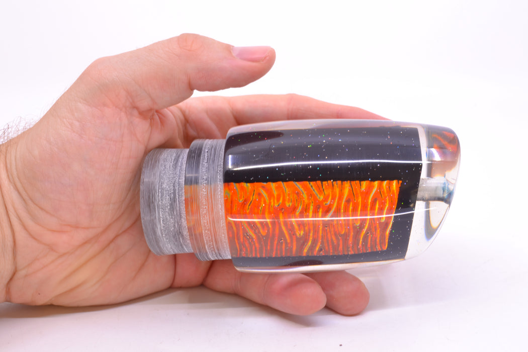 Marlin Magic Red-Orange Lava Black Magic XL Ruckus 16" 11oz