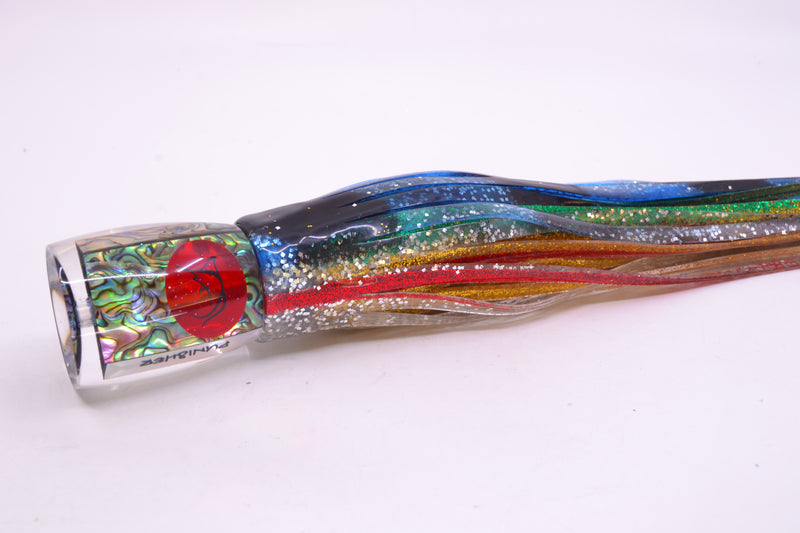 Bonze Lures Paua Shell Red Eyes Punisher 10" 6oz Skirted Evil