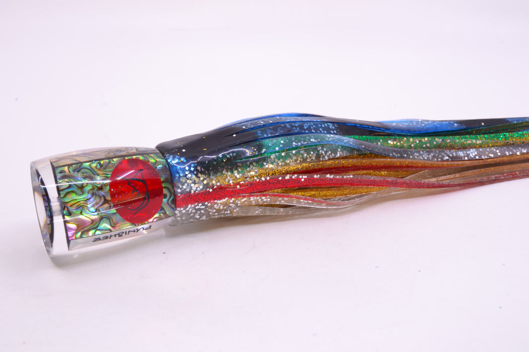 Bonze Lures Paua Shell Red Eyes Punisher 10" 6oz Skirted Evil