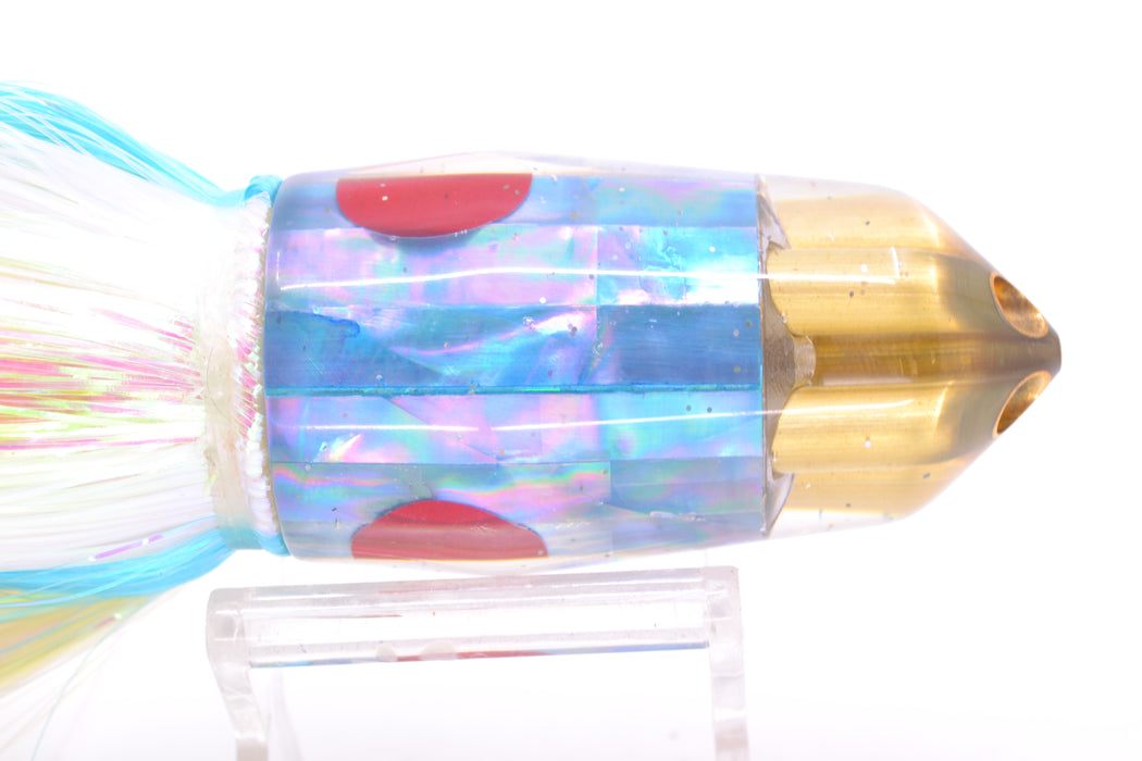 Tanigawa Lures Ice Blue Awabi American Express 4-H Bullet 9"+ 9oz EZ Flash Feathersword
