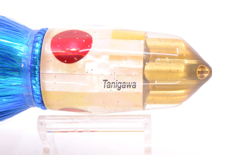 Tanigawa Lures Golden MOP Red Eyes American Express 4-H Bullet 9"+ 9oz Strobez Blue