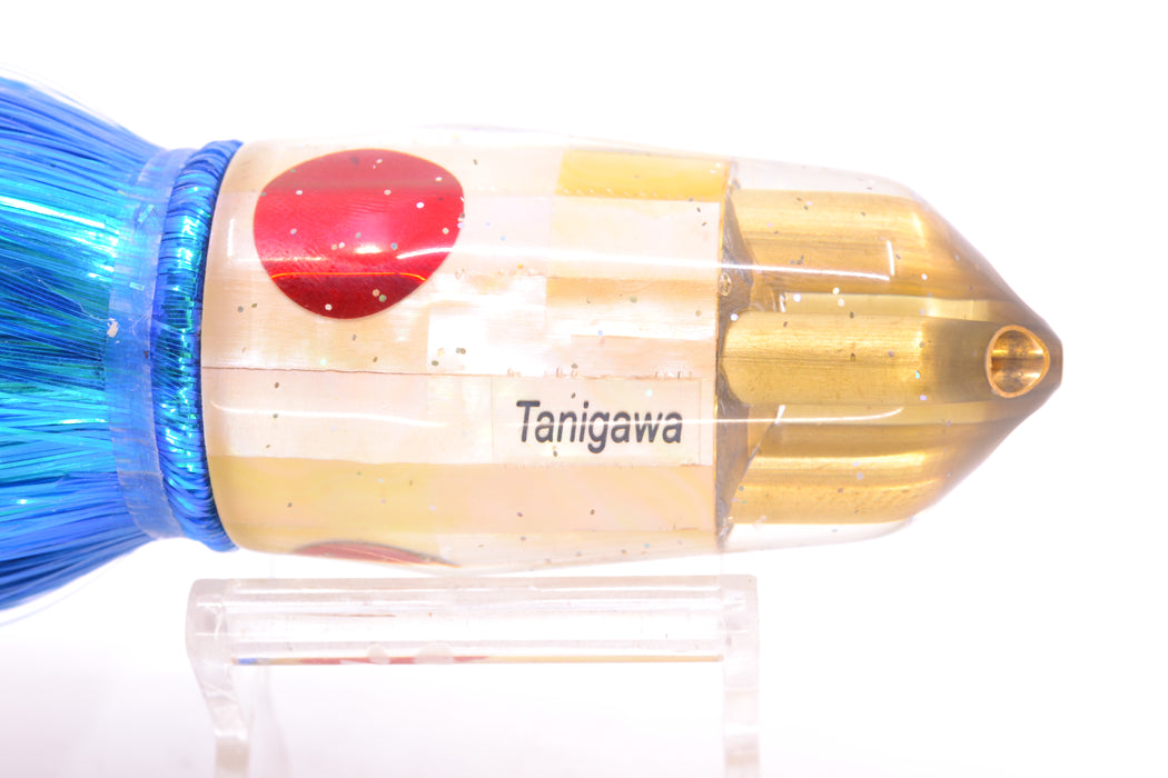 Tanigawa Lures Golden MOP Red Eyes American Express 4-H Bullet 9"+ 9oz Strobez Blue