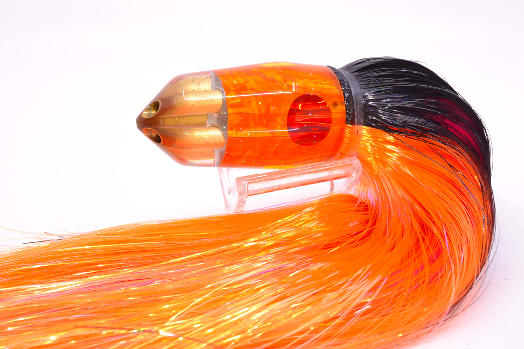 Tanigawa Lures Orange Awabi American Express 4-H Bullet 9"+ 9oz Strobez Black-Orange