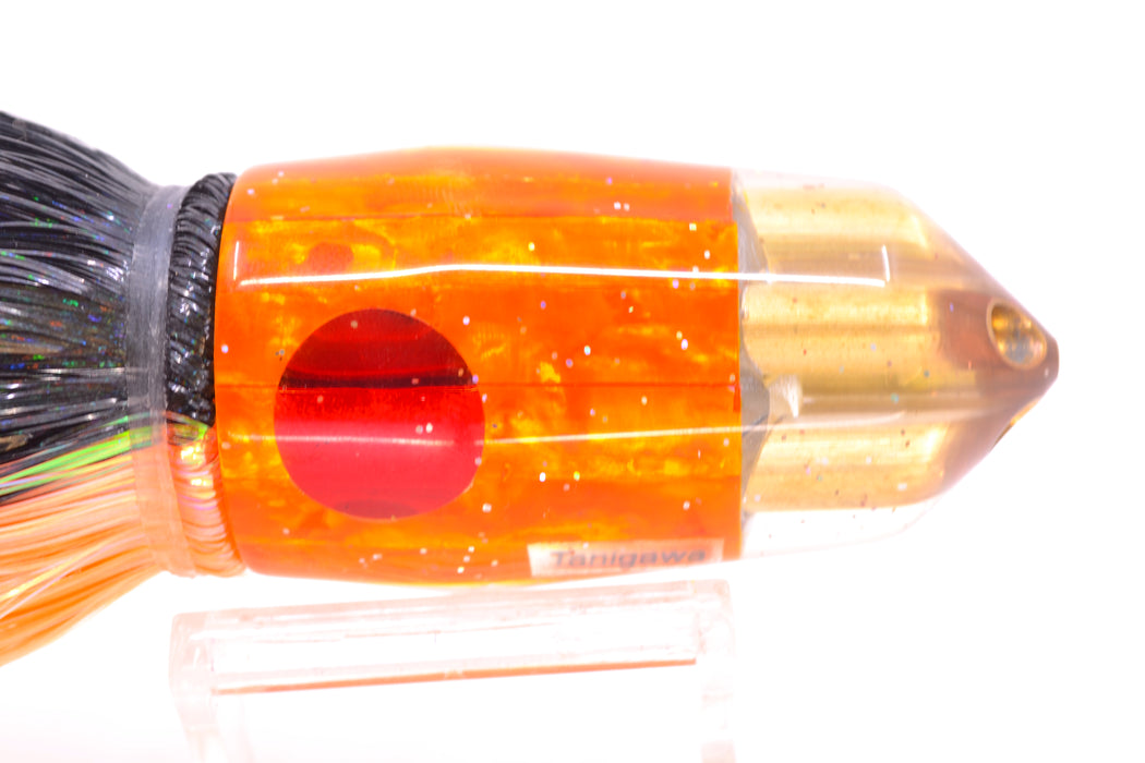 Tanigawa Lures Orange Awabi American Express 4-H Bullet 9"+ 9oz Strobez Black-Orange