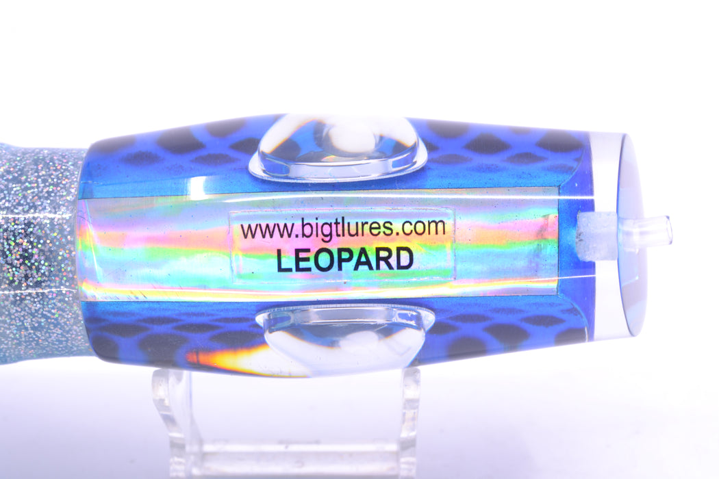 Big T Lures Blue-Silver Pearl Black Diamonds Leopard 12" 10.7oz Skirted Red Line-Blue-Silver GZE