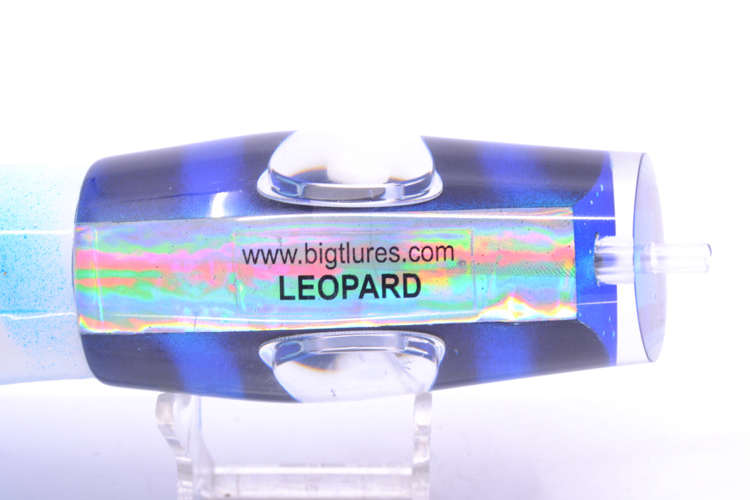 Big T Lures Blue-Silver Rainbow Pearl Black Bars Leopard 12" 10.7oz Skirted Blue-White GZE