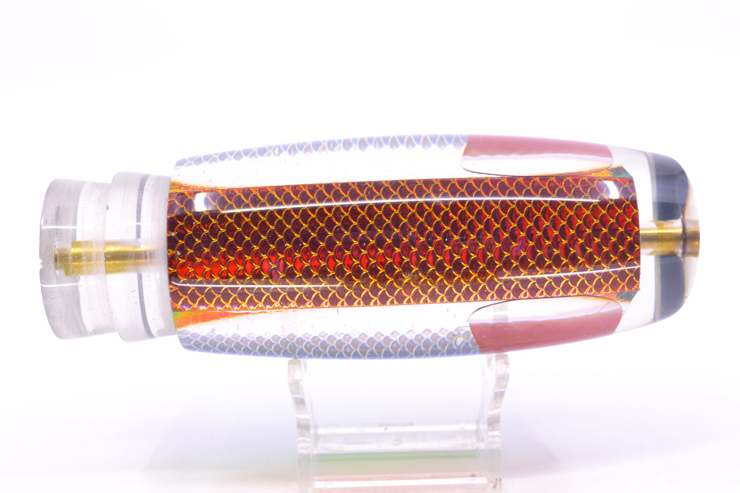 Koya Lures Black Pearl Rainbow Scale Red Eyes New Shape 14" 9.7oz