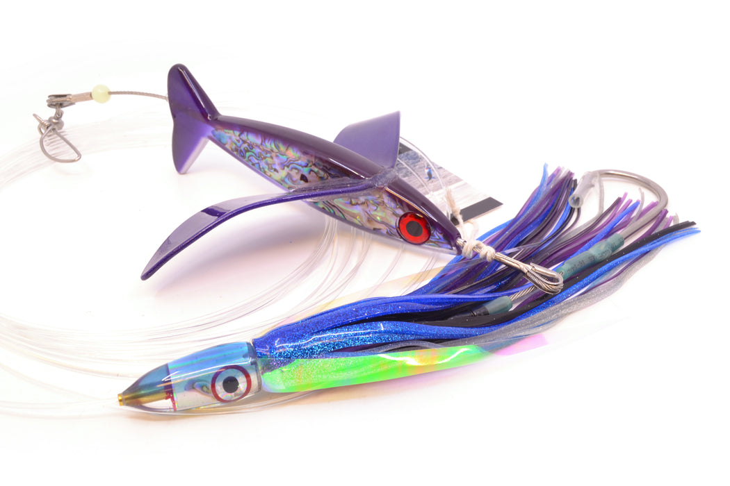 Hawaiian Malolo Bird Pelagic Thunder + Bomboy Mini Bomb with Wings Pre-Rigged Combo