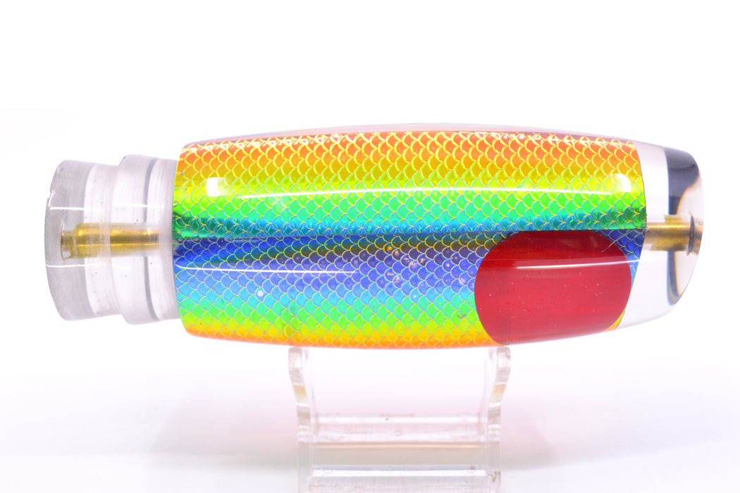 Koya Lures Black Pearl Rainbow Scale Red Eyes New Shape 14" 9.7oz