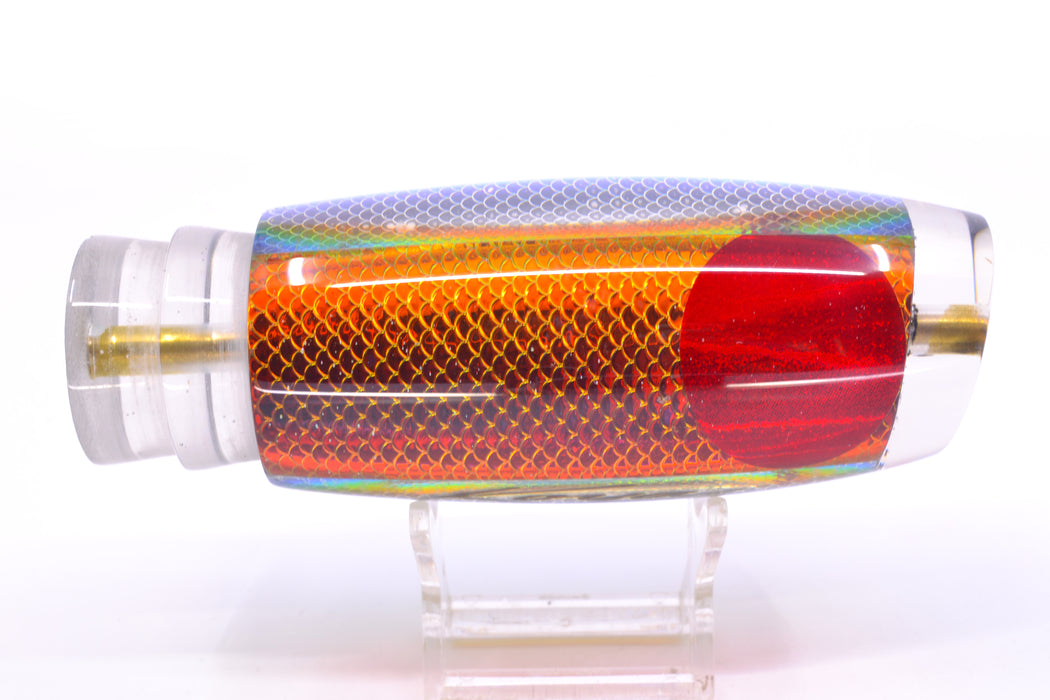Koya Lures Black Pearl Rainbow Scale Red Eyes New Shape 14" 9.7oz