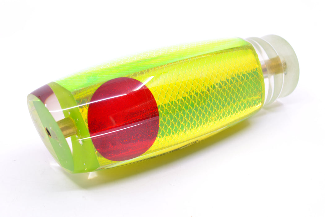 Koya Lures Green Rainbow Scale Red Eyes New Shape 14" 9.7oz