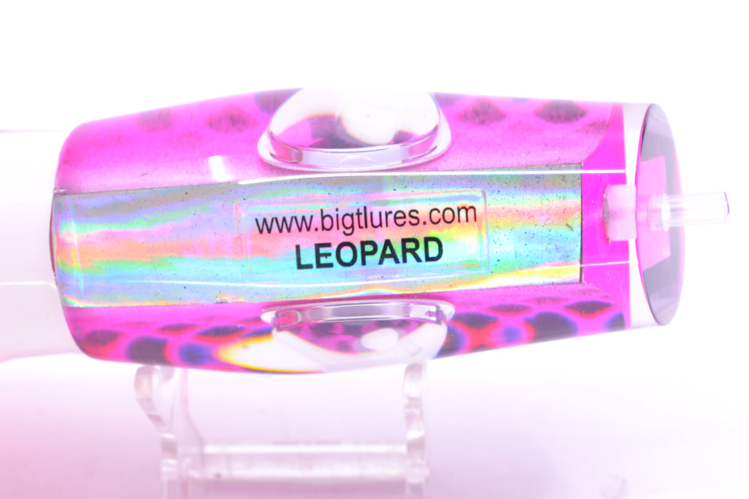 Big T Lures Pink-Silver Pearl Black Diamonds Leopard 12" 10.7oz Skirted Pink-White GZE