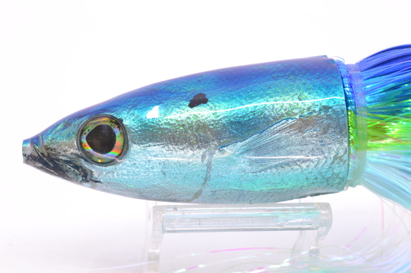 Ali'i Kai Lures Blue-Silver Opelu 9"+ 9oz EZ Flash Blue-Green-White