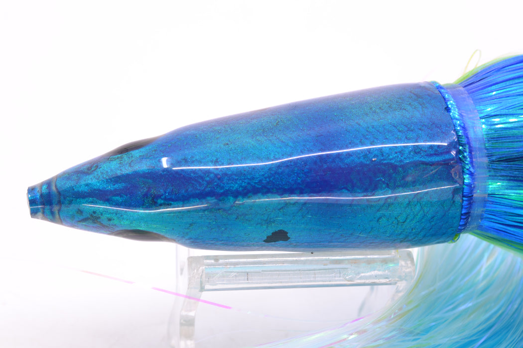 Ali'i Kai Lures Blue-Silver Opelu 9"+ 9oz EZ Flash Blue-Green-White