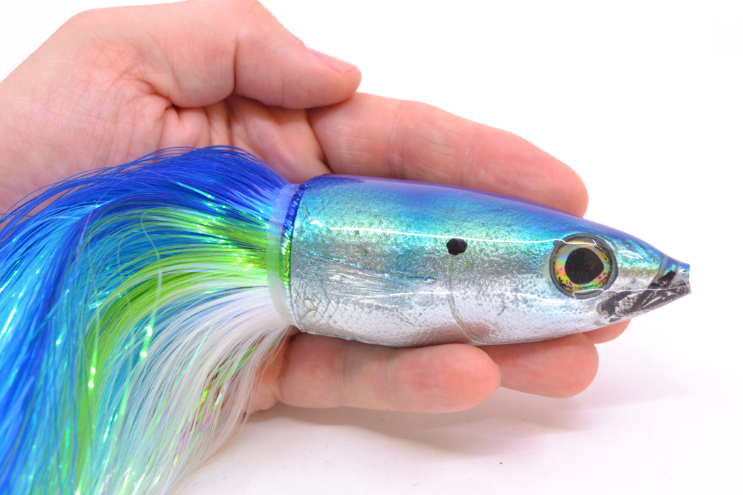 Ali'i Kai Lures Blue-Silver Opelu 9"+ 9oz EZ Flash Blue-Green-White