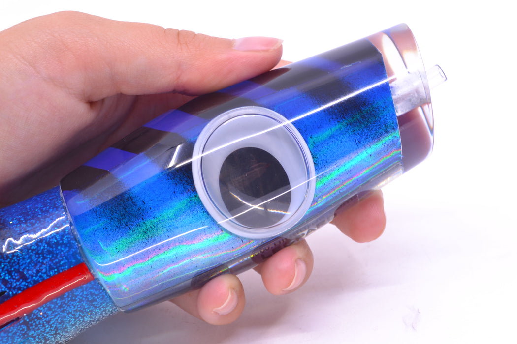 Big T Lures Blue-Silver Pearl Black Bars Leopard 12" 10.7oz Skirted Blue-Red-Ice Blue-Silver GZE