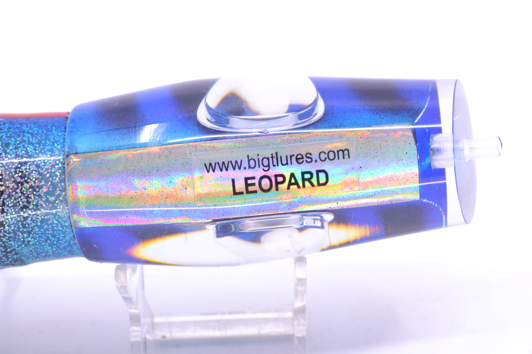 Big T Lures Blue-Silver Pearl Black Bars Leopard 12" 10.7oz Skirted Blue-Red-Ice Blue-Silver GZE