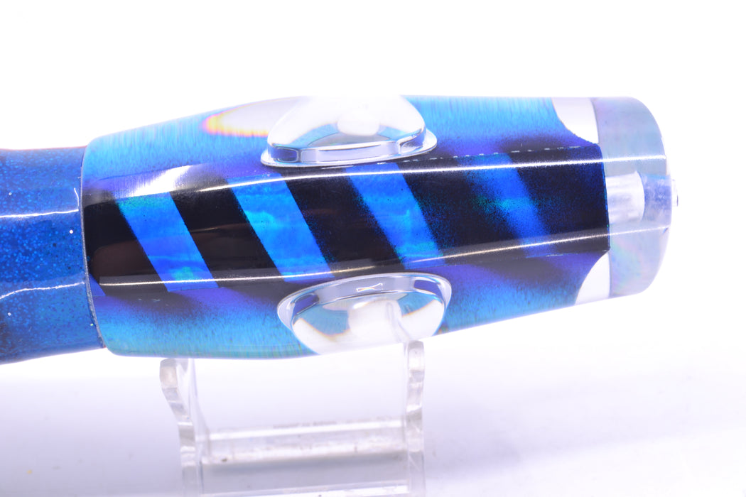 Big T Lures Blue-Silver Pearl Black Bars Leopard 12" 10.7oz Skirted Blue-Red-Ice Blue-Silver GZE