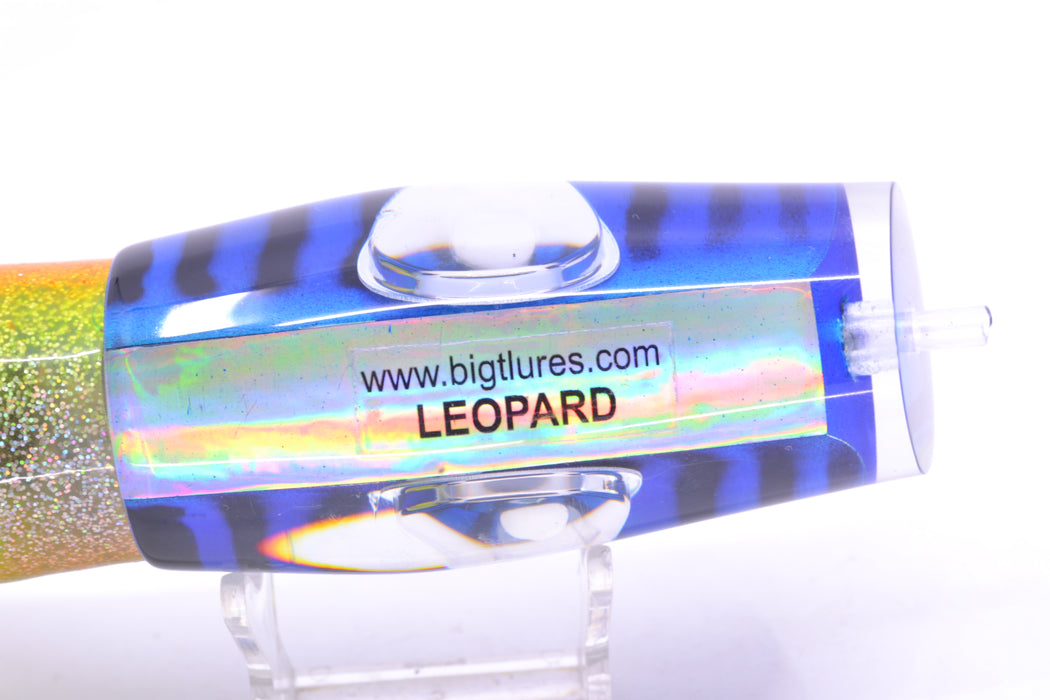 Big T Lures Blue Mackerel Leopard 12" 10.7oz Skirted Blue-Orange-Silver GZE